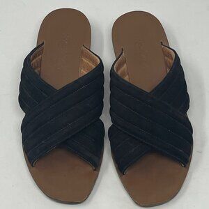 Madewell Black Suede Women's Sandals